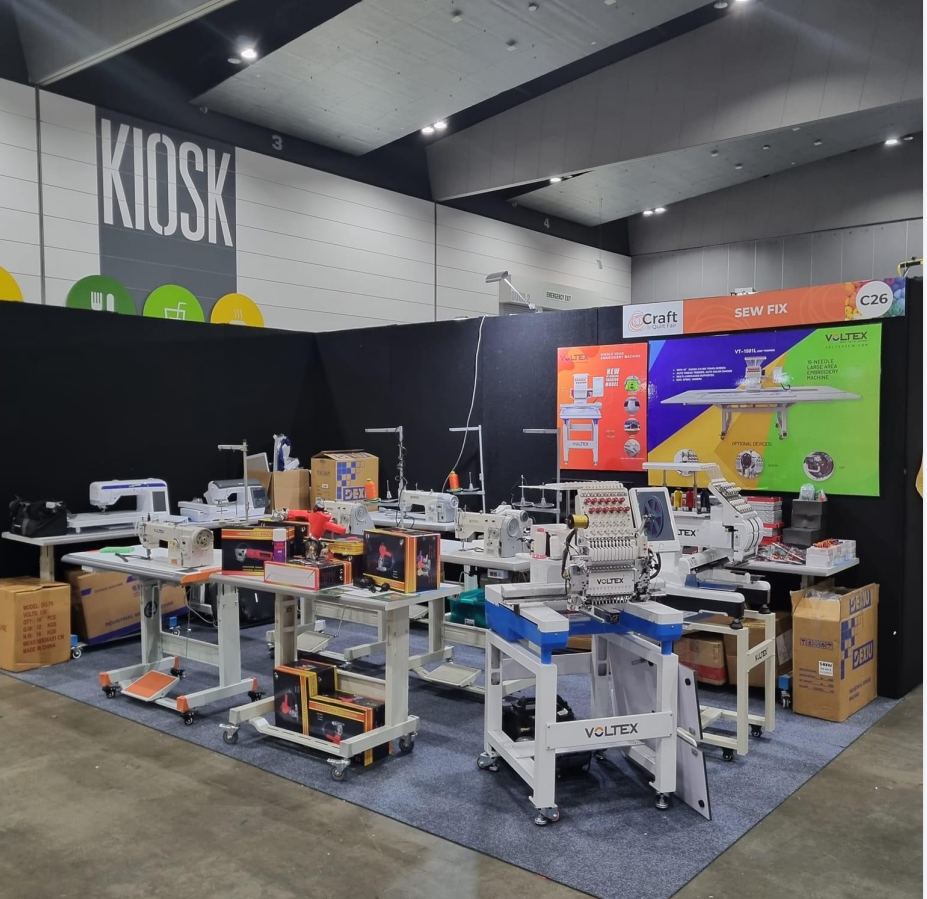 VOLTEX SEWING & EMBROIDERY MACHINES PARTICIPATE IN MELBOURNE AUSTRALIA EXHIBITION